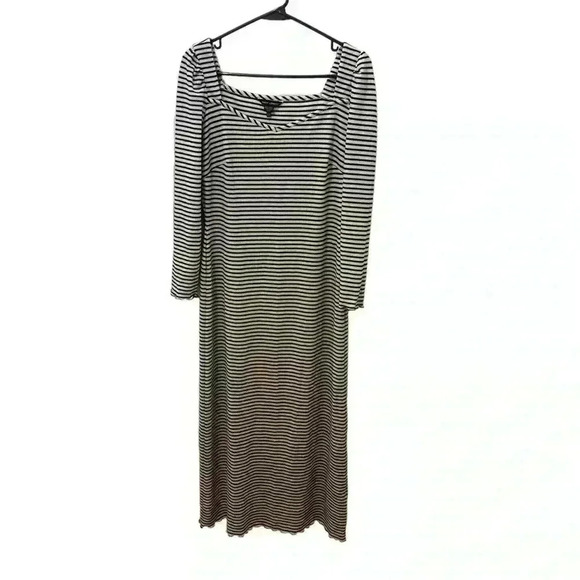 Maggy London Striped Maxi Dress - Picture 1 of 6